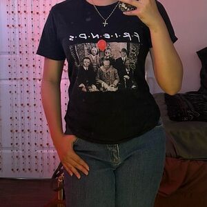 Unisex Friends Horror Charaters Tshirt